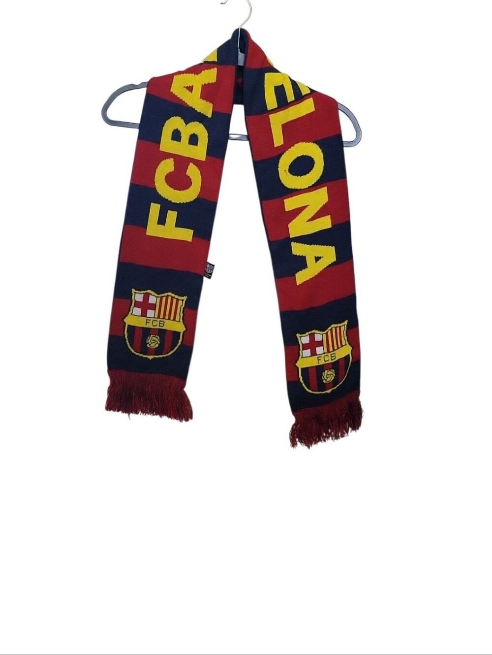 FC Barcelona Unisex Red & Navy Knit Scarf
